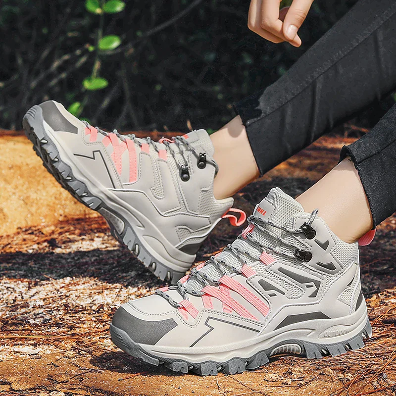 Thalina - Unisex buty trekkingowe outdoor – wodoodporne, amortyzujące, z wysoką cholewką - Image 2
