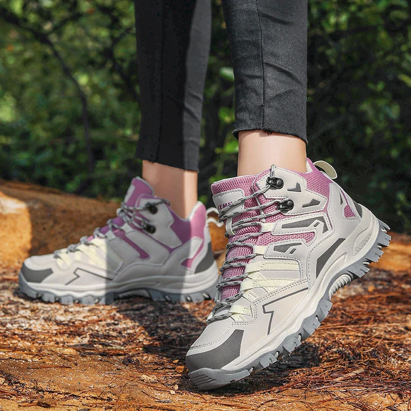 Thalina - Unisex buty trekkingowe outdoor – wodoodporne, amortyzujące, z wysoką cholewką - Image 4