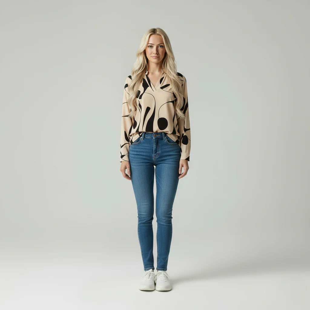Tigerlily – Elegancka bluzka dla nowoczesnej kobiety - Image 2