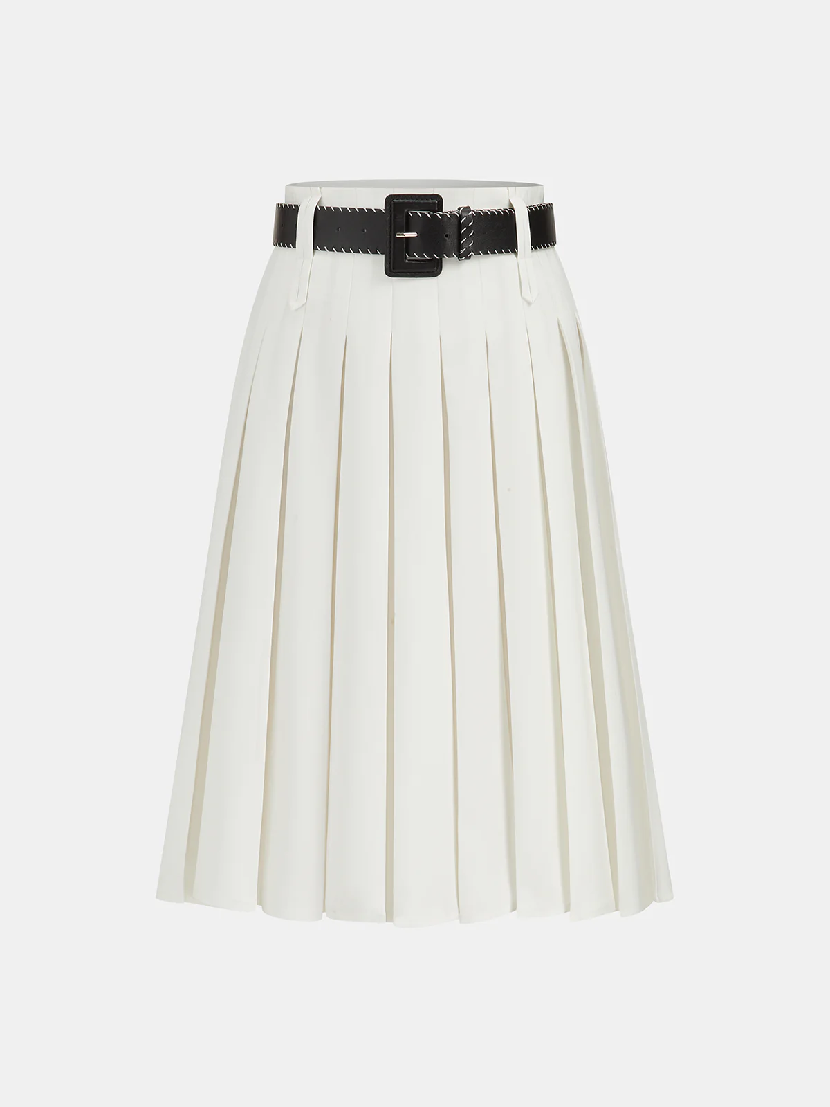 Tigerlily | Spódnica midi plisowana z paskiem w talii, elegancki fason