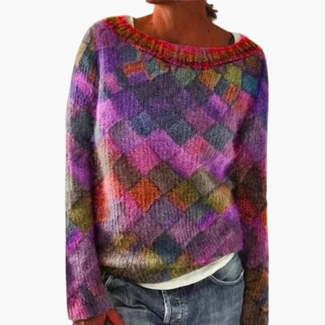 Viviana - Pull Femme avec Col Rond et Manches Longues - Image 2