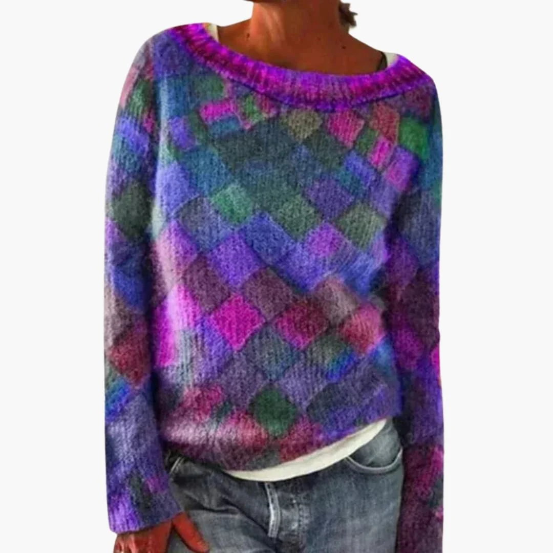 Viviana - Pull Femme avec Col Rond et Manches Longues - Image 3