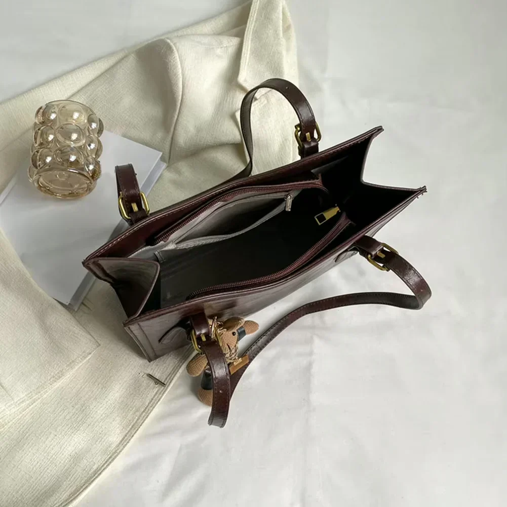Zara | Elegancka skórzana torba + bezpłatny wieszak na torbę - Image 3